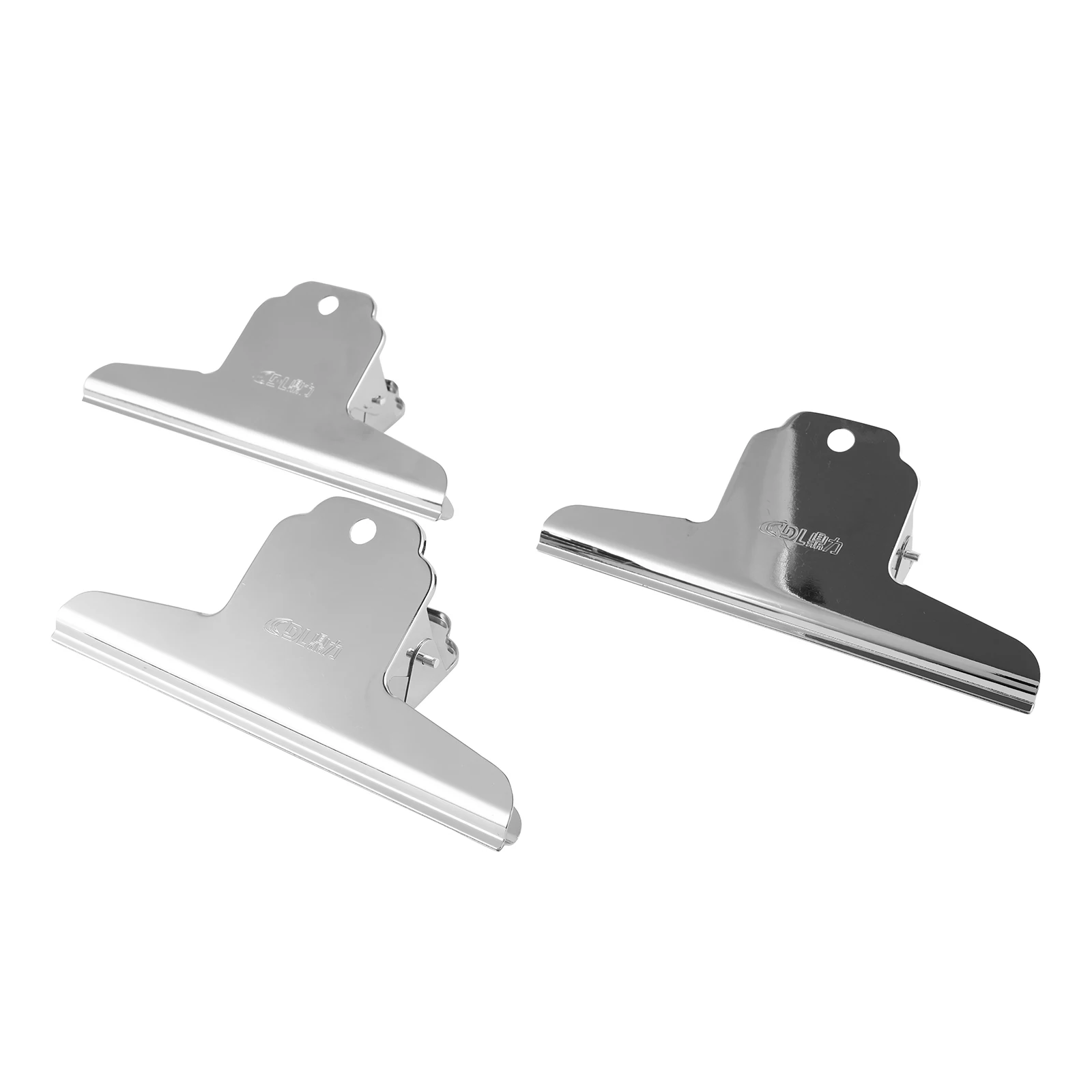 Promotional 160mm Stainless Steel Binder Clips Silver Color Bulldog Clip School Stationery Letter Paper Ticket Office Clips