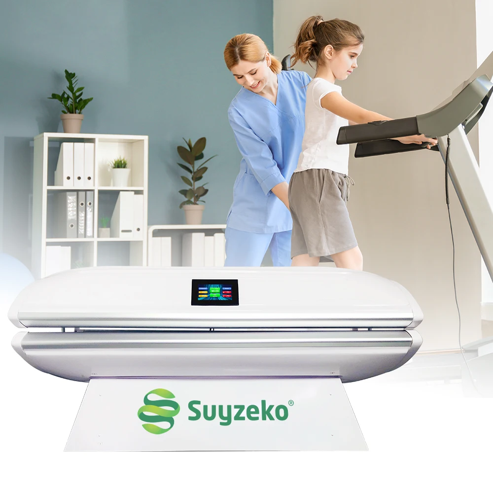 Suyzeko Free Logo Customize Increased Blood Circulation 660nm 850nm LED Light Pod Red NIR Infrared Light Therapy Bed for Clinic