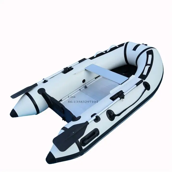 best sale high quality pvc foldable rowing boats with motor