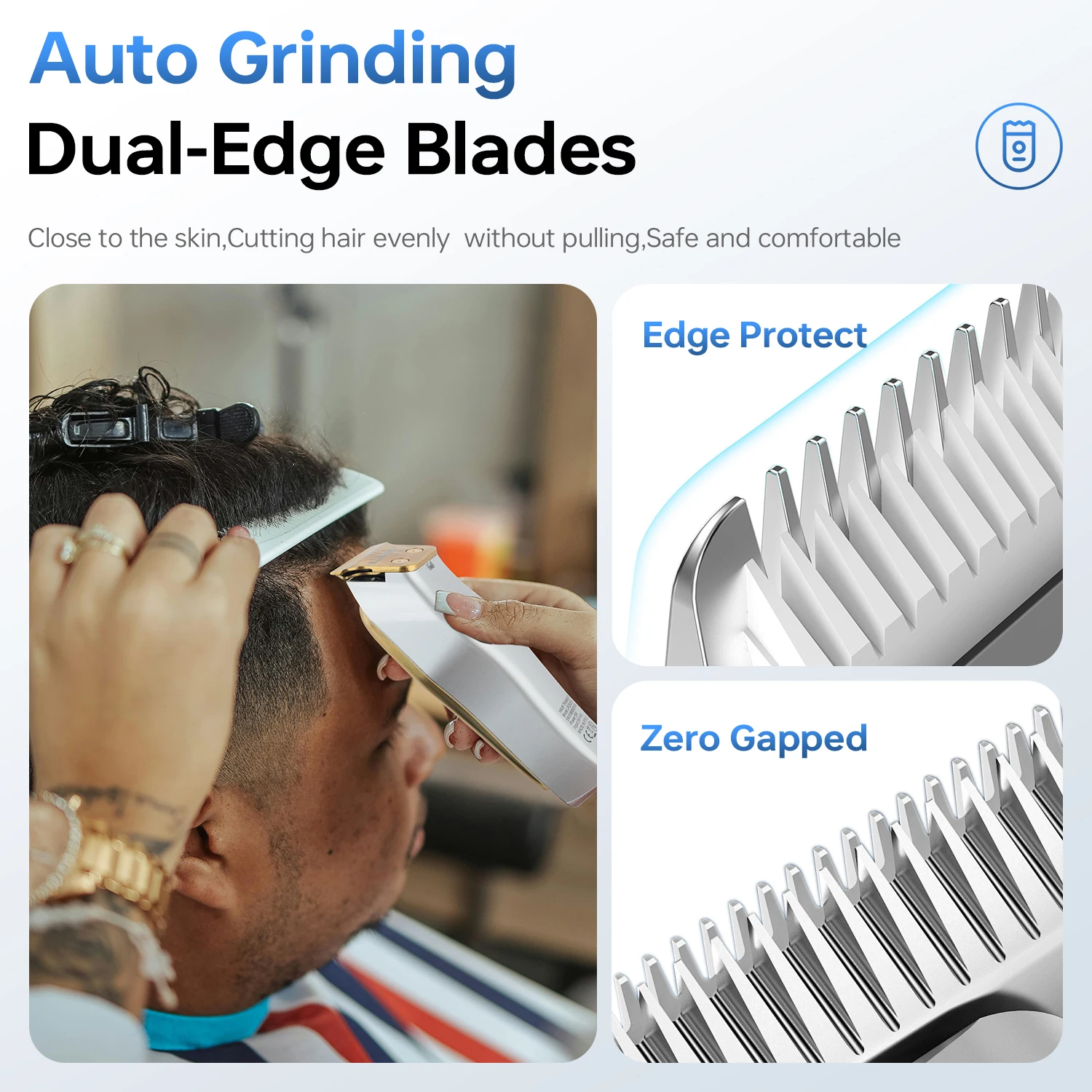 JAMAKY Hot Sale OEM USB Rechargeable Wireless Electric Machine Hair Clipper for Men Professional Barber Cordless Hair Trimmers