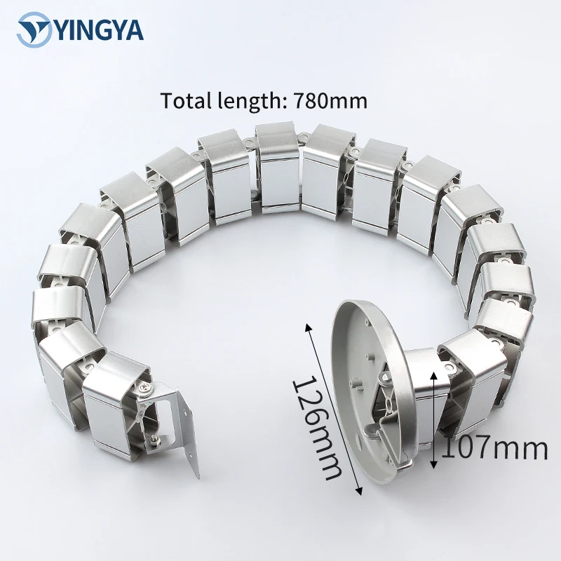 Magnetic Quad Entry Spine Kit Cable Management for Height Adjustable Standing Desk Wire Organizer for Kitchen and Laundry Cord