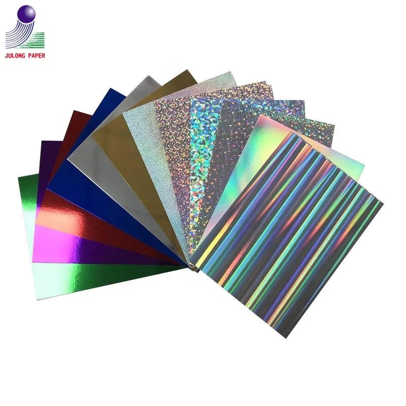 
250gsm Colour Metallized Paper Film Foil Paper for printing 
