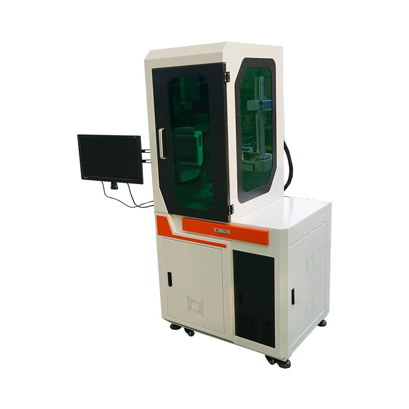 
Laser fiber marking protective cover enclosed 20 30 50 watt fiber ring marker laser 