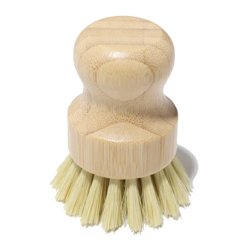 Cleaning Brush Bristles Bamboo High Quality Environmentally Friendly Natural Hand with Sisal Bristle Sustainable 3000 Pcs Shaped