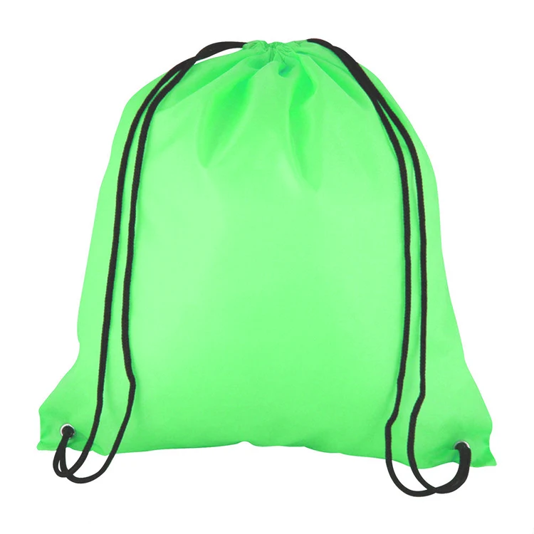 High Quality  210 Denier  polyester  large drawstring bag