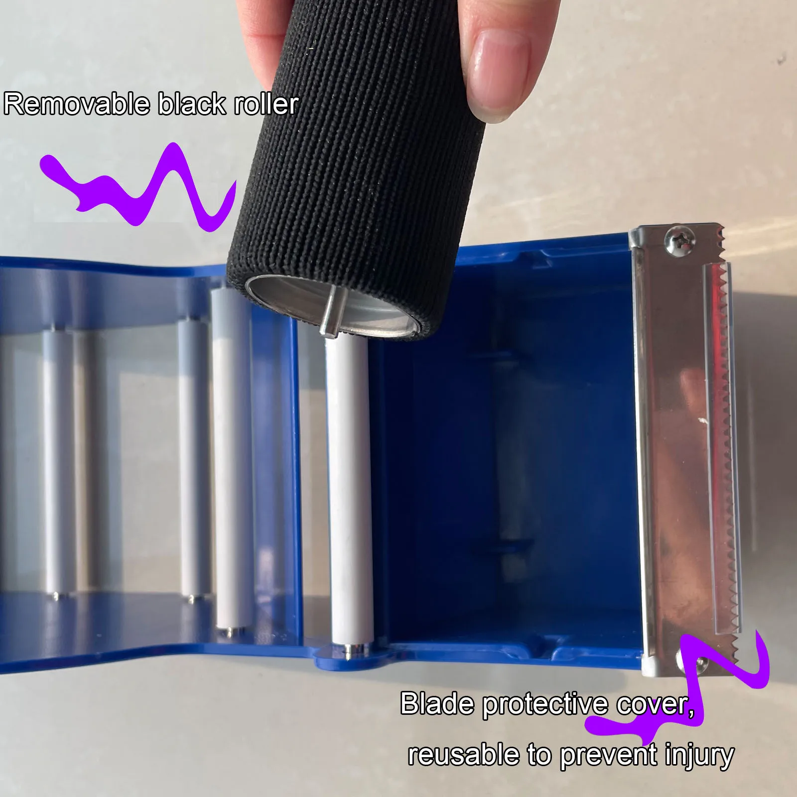 Water activated gummed kraft paper tape dispenser