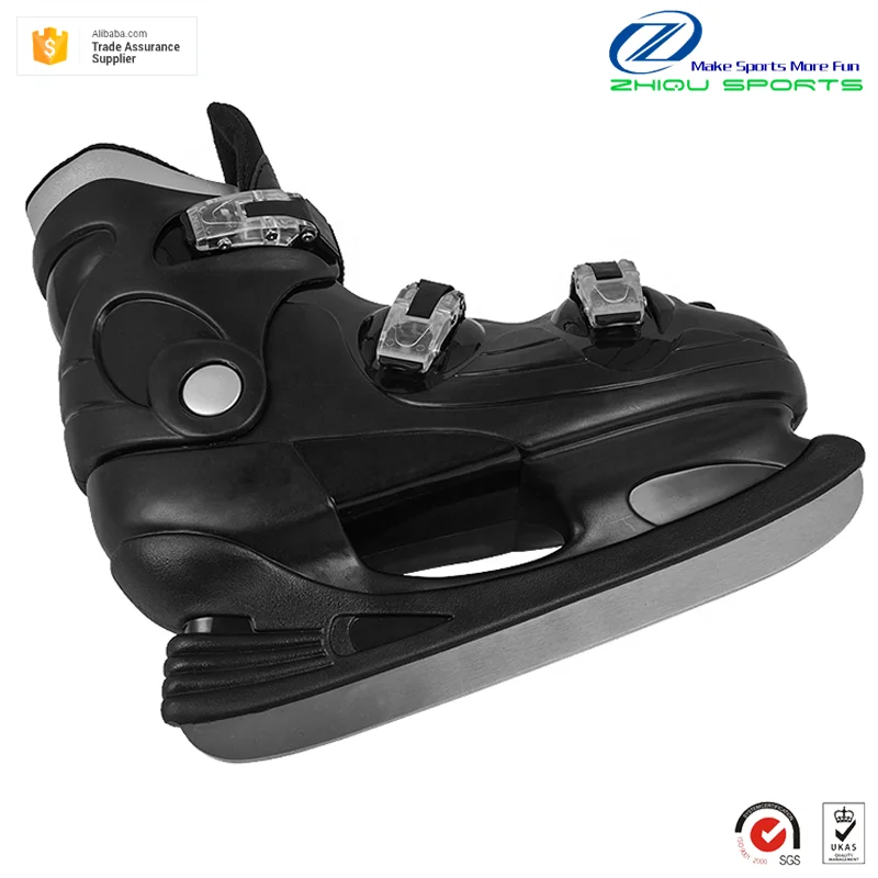 Custom hard shell ice skating shoes rink shoes anti-water comfortable lining Ice hockey Skates Shoes