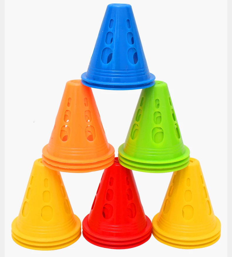 Factory Wholesale High Quality Soccer Training Marker Cone PE Sports Football Obstacle Cones