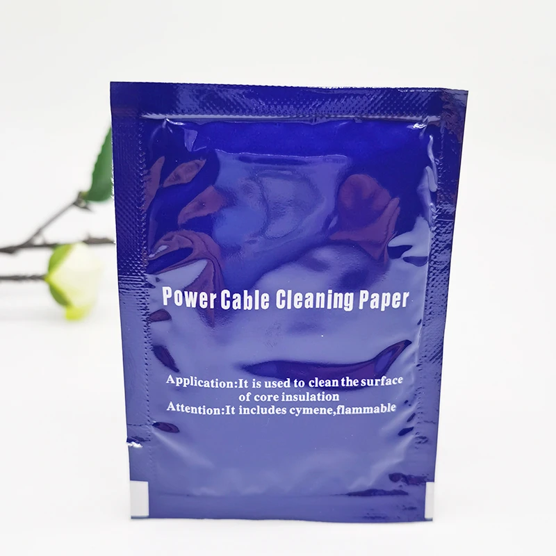 OEM ODM Good Quality Power Cable Cleaning Paper Professional Electronic Screen cleaning wipes