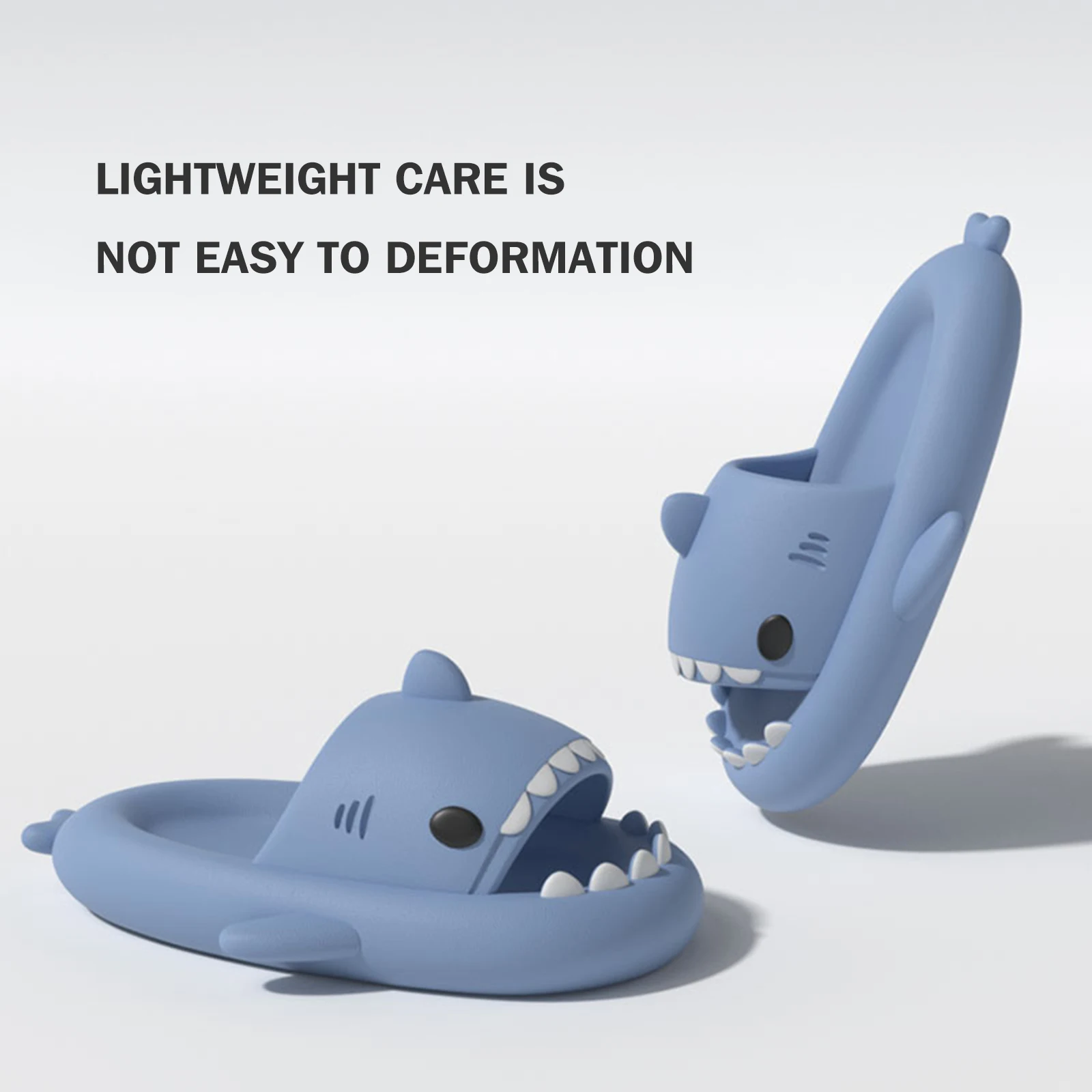 Latest Cute Lightweight Soft Summer Flat Kids Toddlers Cloud Shark Slides