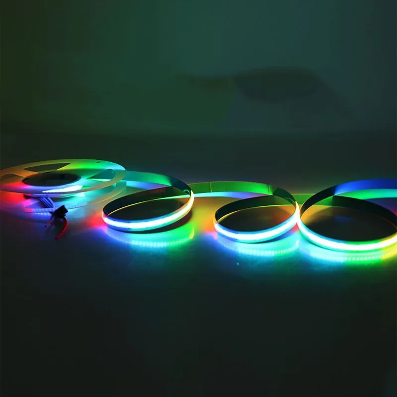 2024 RGB DMX адресуемые программируемые смарт-rgb неоновые гибкие светодиодные фонари завод