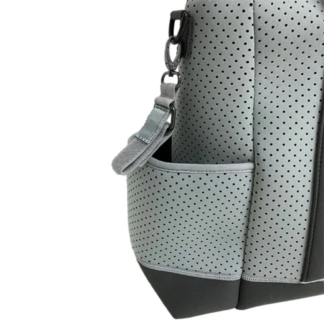 Large Capacity Neoprene Baby Nappy / Diaper Mummy Bag Handbags Women Casual Tote Neoprene Fabric Silk Screen, Embroidery Logo