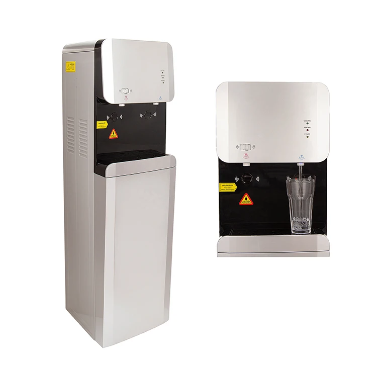 Touchless Ice and Hot Water Dispenser Standing Water Dispenser OEM Standing Hot Cold Water Dispenser Machine Electric Stand 500W
