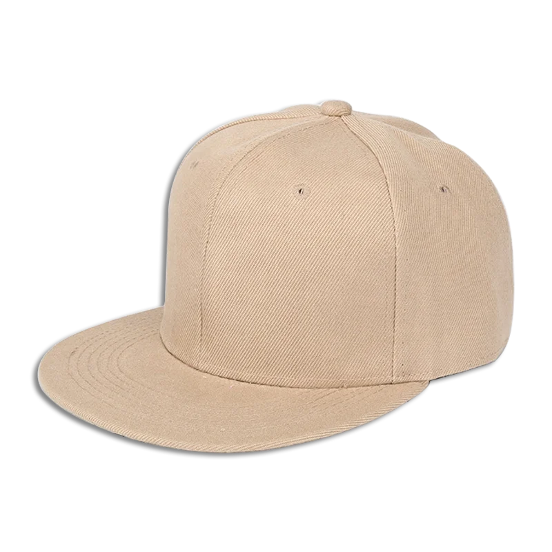 Мужская Регулируемая Снэпбэк Кепка из 100% хлопка с высокой структурированной короной и плоским