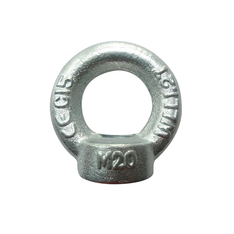 C15 Carbon Steel Forged Galvanized M16 Din 582 Ring Nut