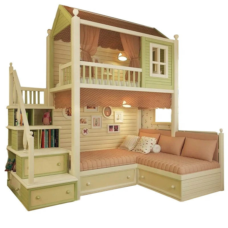 Customize Wood Children Bunk bed For Sale