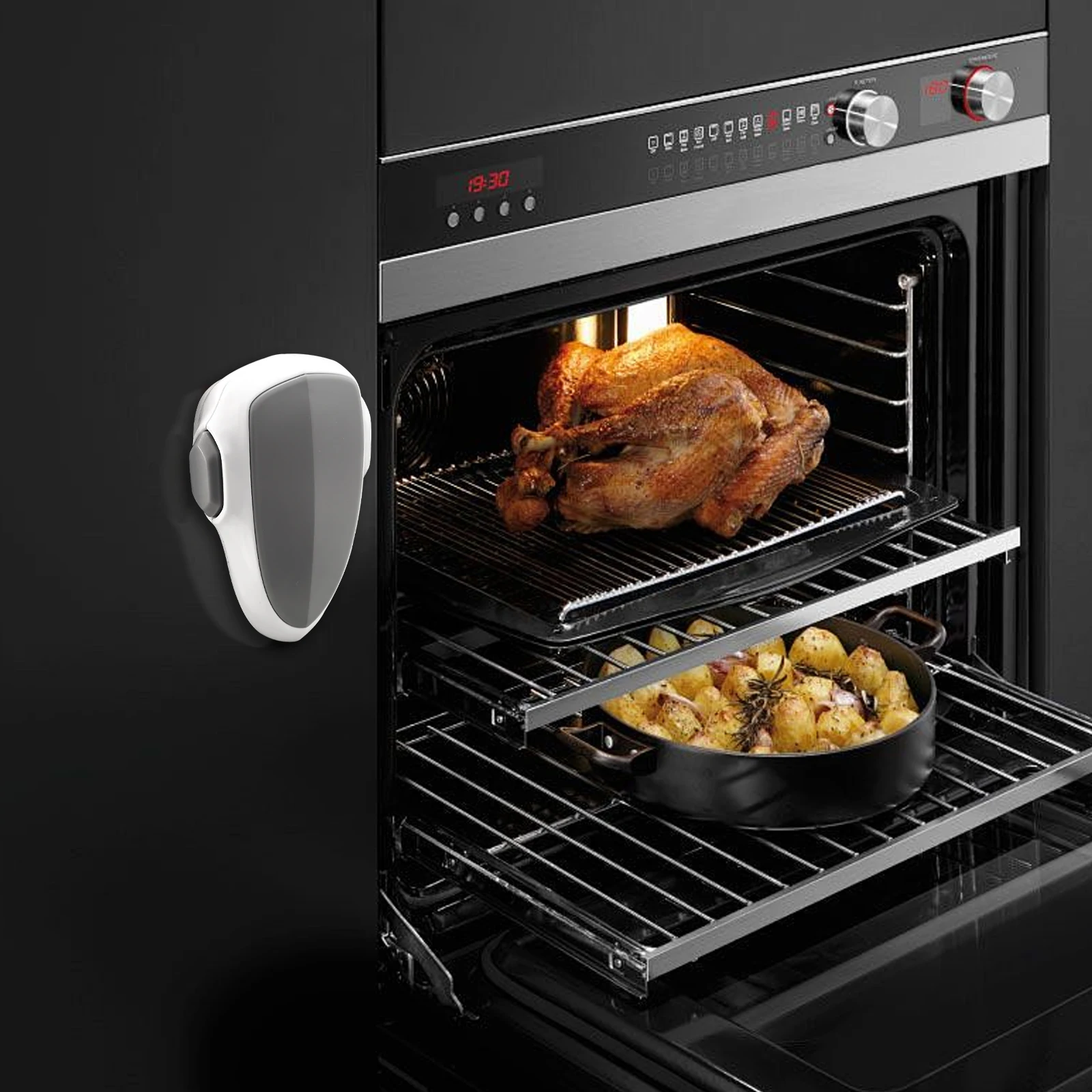 Factory Oven Door Lock Child Safety Oven Baby Proof Oven Front Lock Easy to Install and Use Heat-Resistant and Durable Material