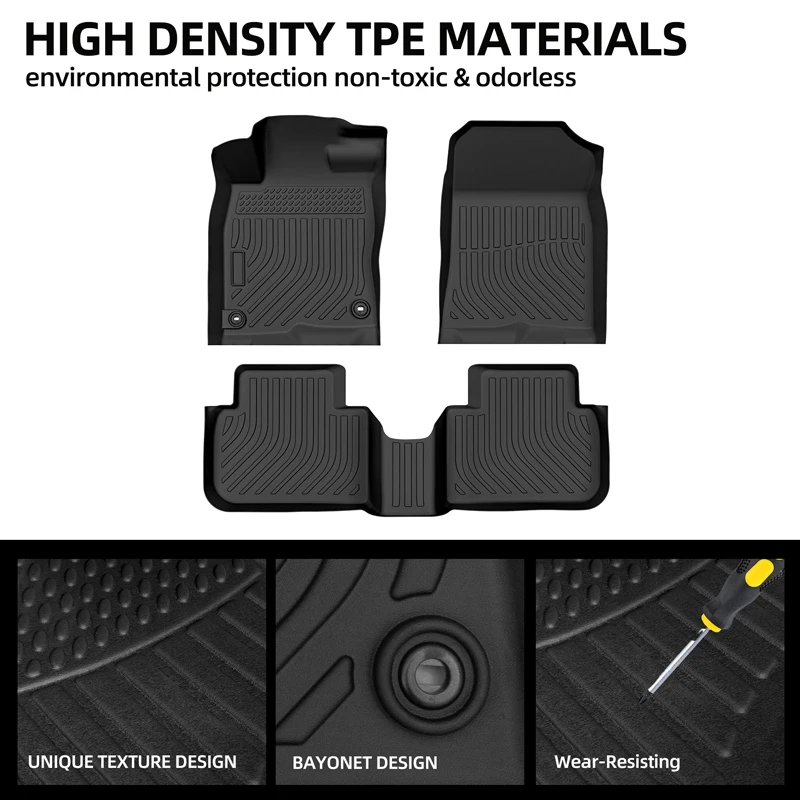 RHD Wholesale Carpet For Toyota Innova Zenix 2023 Car Cargo Mats Waterproof 3D TPE Car Floor Matting