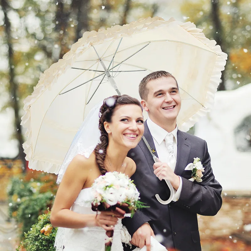 Новое изобретение LOTUS Лидер продаж элегантный женский прямой трехслойный зонтик в виде пагоды для свадьбы