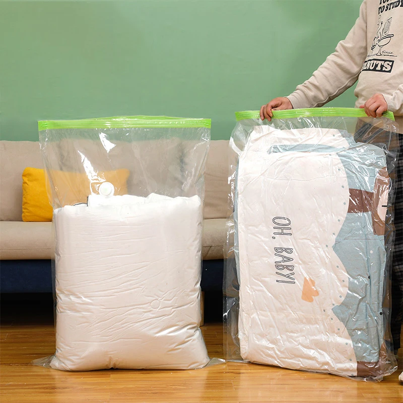 Eco Friendly Vacuum Storage Bags PE Plastic Vacuum Compressed Space vacuum bag for clothes