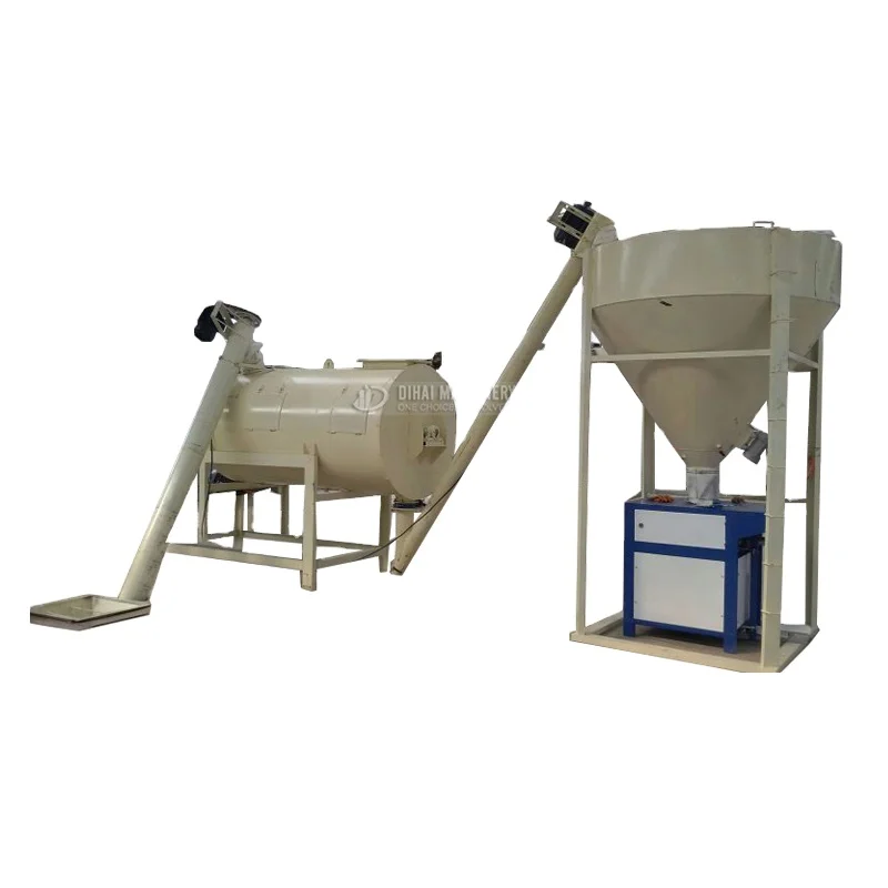 Mini Dry Mix Mortar Mixing Plant Putty Powder Mixer Production Line