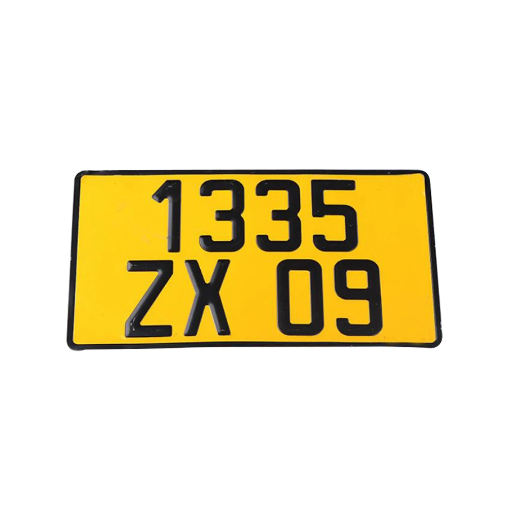 Custom car license plate, high quality cheap price printed aluminium blank car number plate