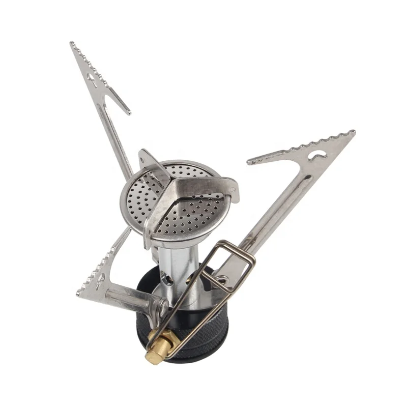 Outdoor camping stove  Portable Picnic Camping Gas Cooking Stove Portable Ultralight Burner Pocket Rocket Stove