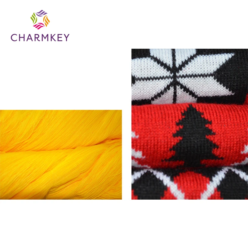 Charmkey 100% Acrylic HB yarn on cone or in hank for machine weaving
