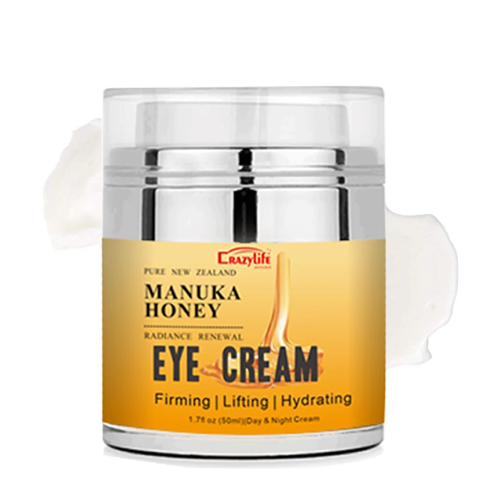 Manuka Honey Eye Cream For Dark Circles Under Eyes   Manuka Honey Cream to Target Blemishes  Puffy Eyes & Moisturizing