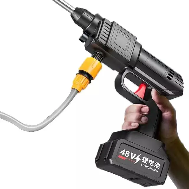Factory Sales Cordless Washer Water Spray Gun Wholesale Portable Car Washer Gun 24V Lithium Battery