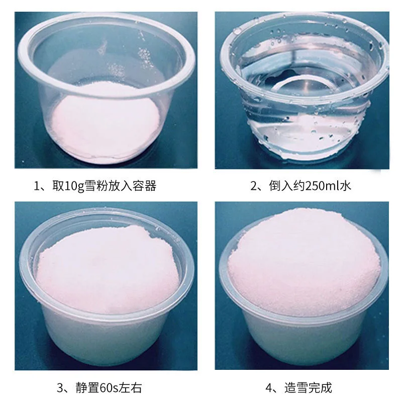Snow headquarter artificial instant snow powder white biodegradable instant snow
