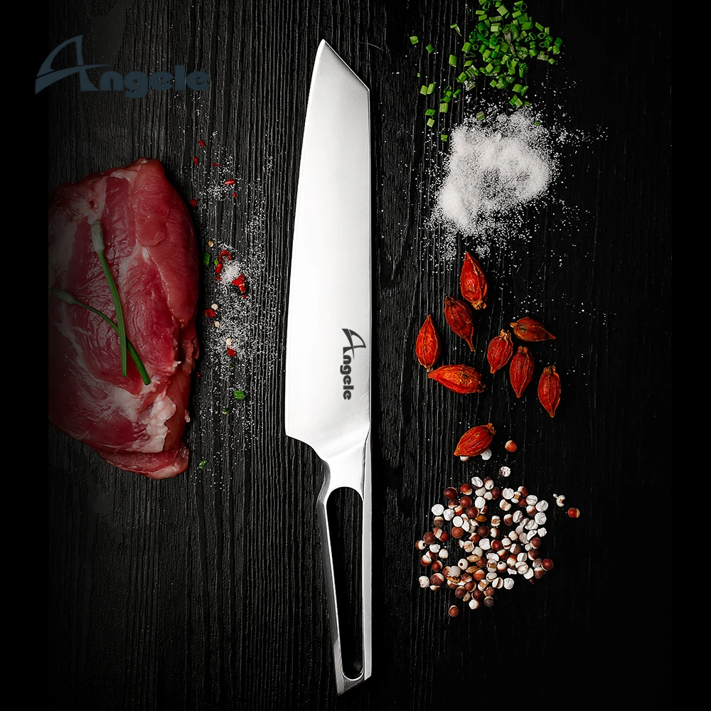 Knife Blade Stainless Steel Hollow Handle Sharpening Stone Whetstone for Home