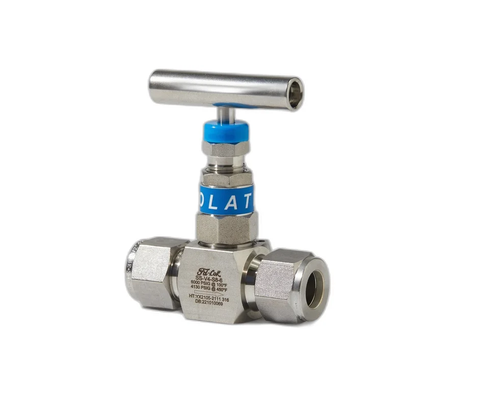 parker stainless steel pneumatic valve controller high pressure control needle angle valve valve