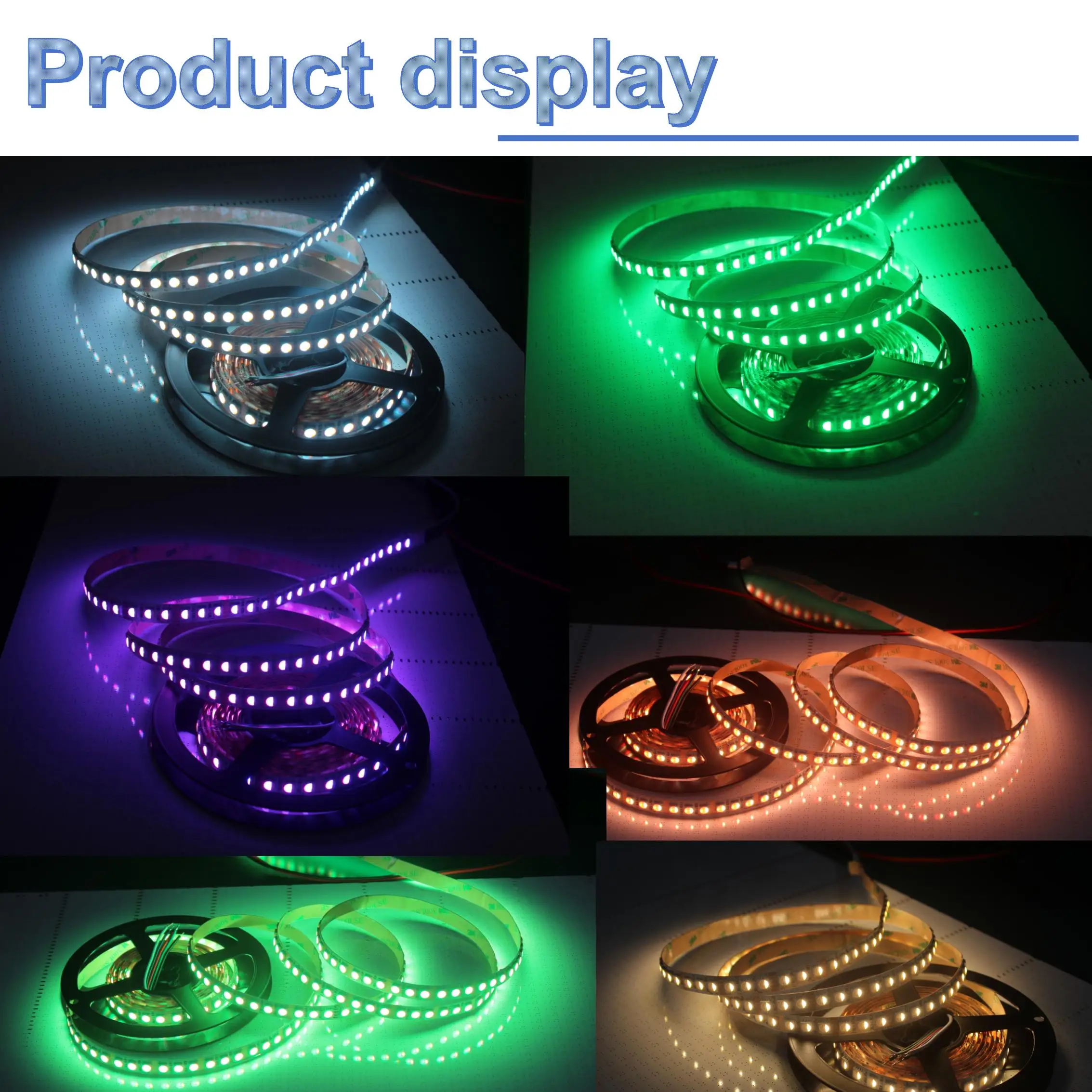 Hot selling DC24V 120leds 10mm 19.6W SMD 5050 RGB CE ROHS led strips lights for mirrors stair lighting