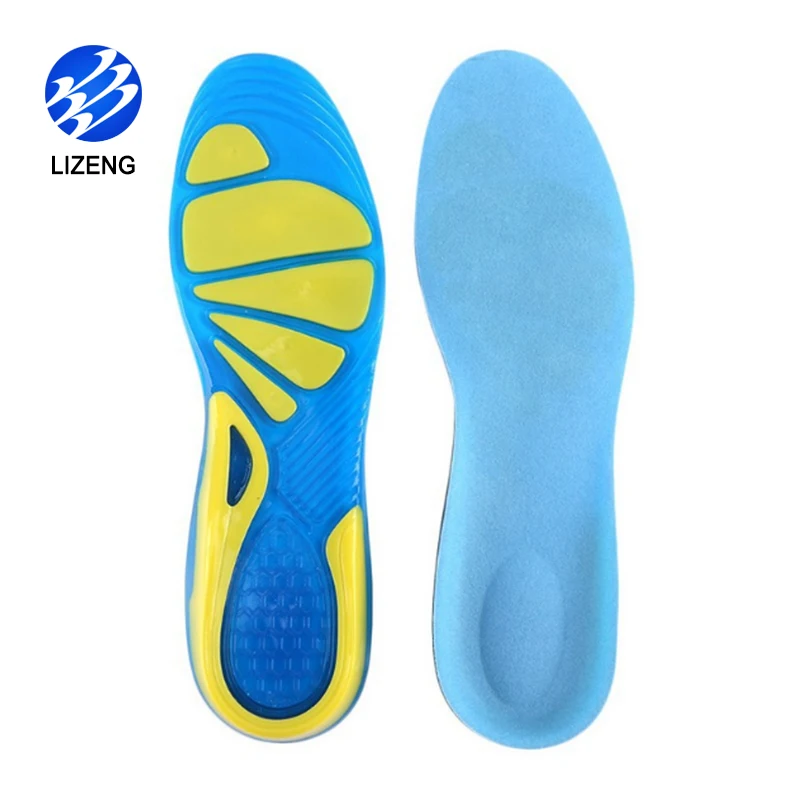 
Perfect Anti Fatigue Athletic Cushioned Shoe Gel Insoles For Men Women 