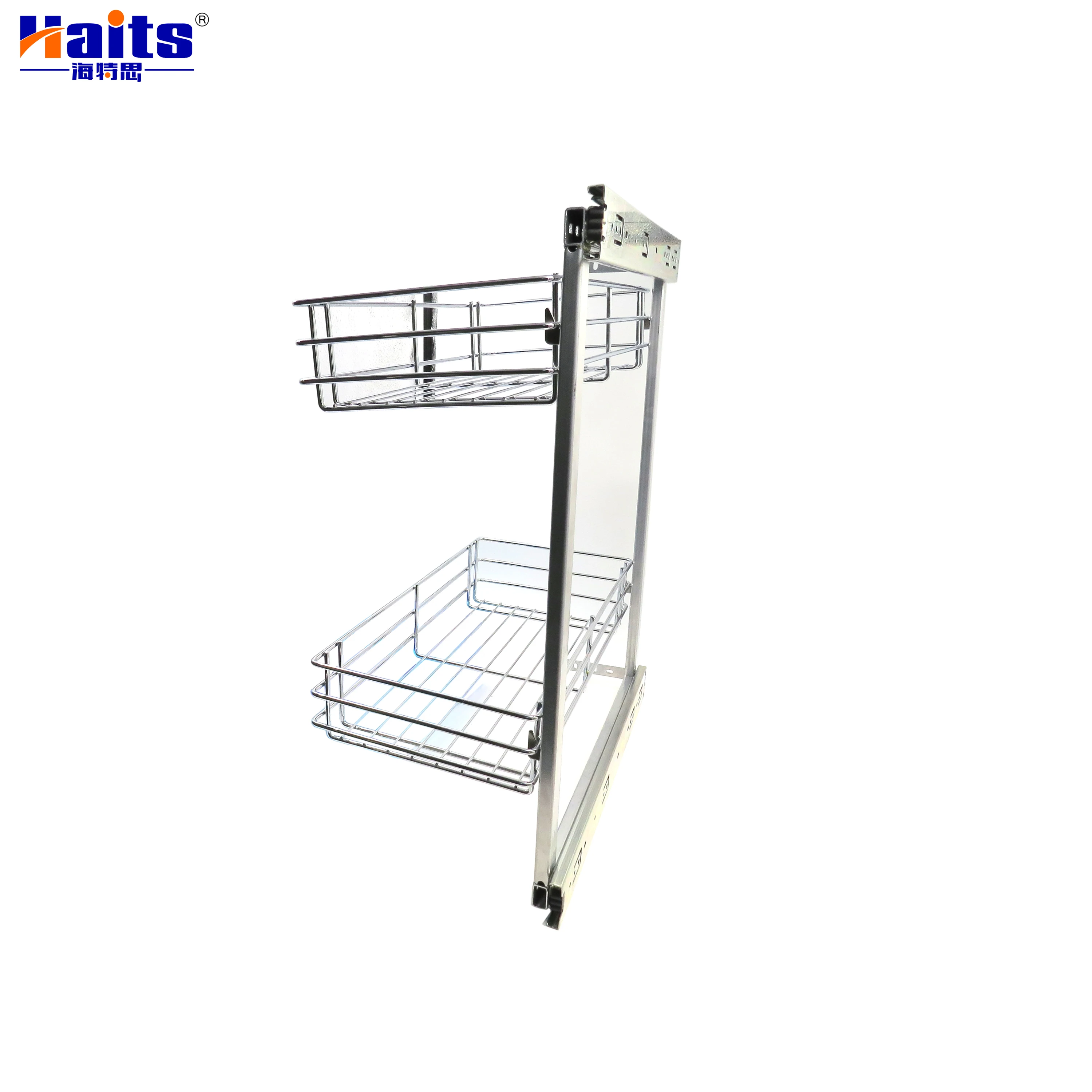 Kitchen Magic Corner Basket Stainless Steel Kitchen Drawer Basket Commercial Lazy Susan Pull Out Basket