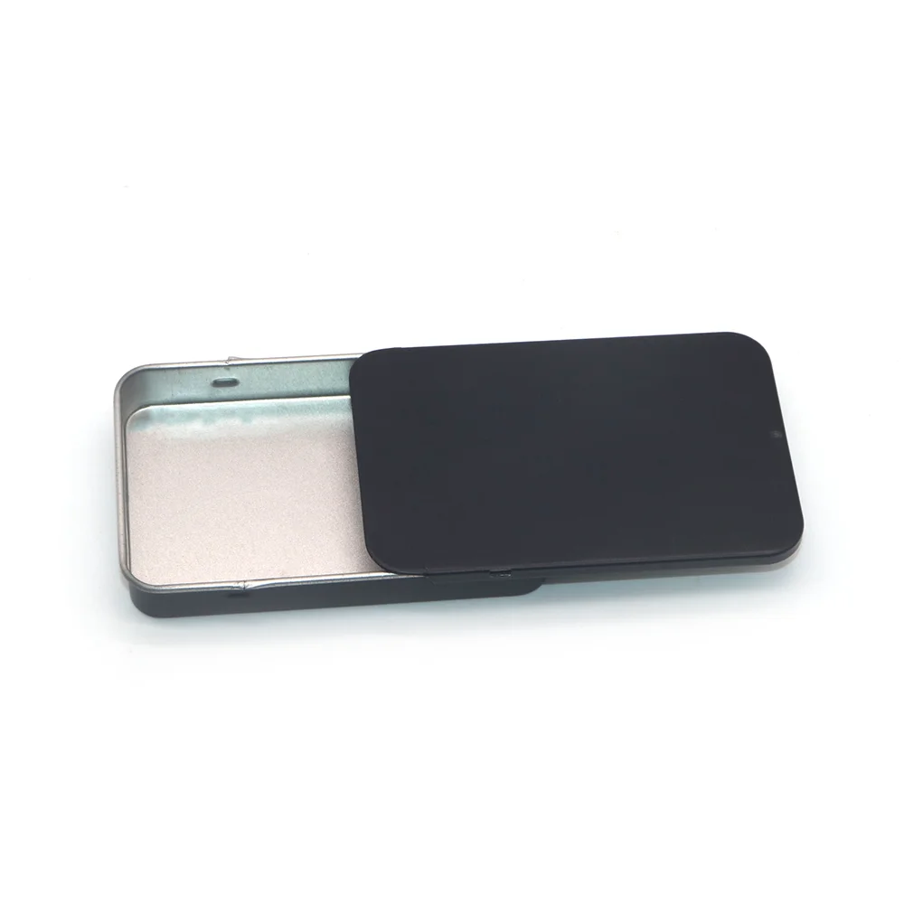 Child Resistant pre-roll sliding lid tin box child proof tobacco  weeds  tin case packaging