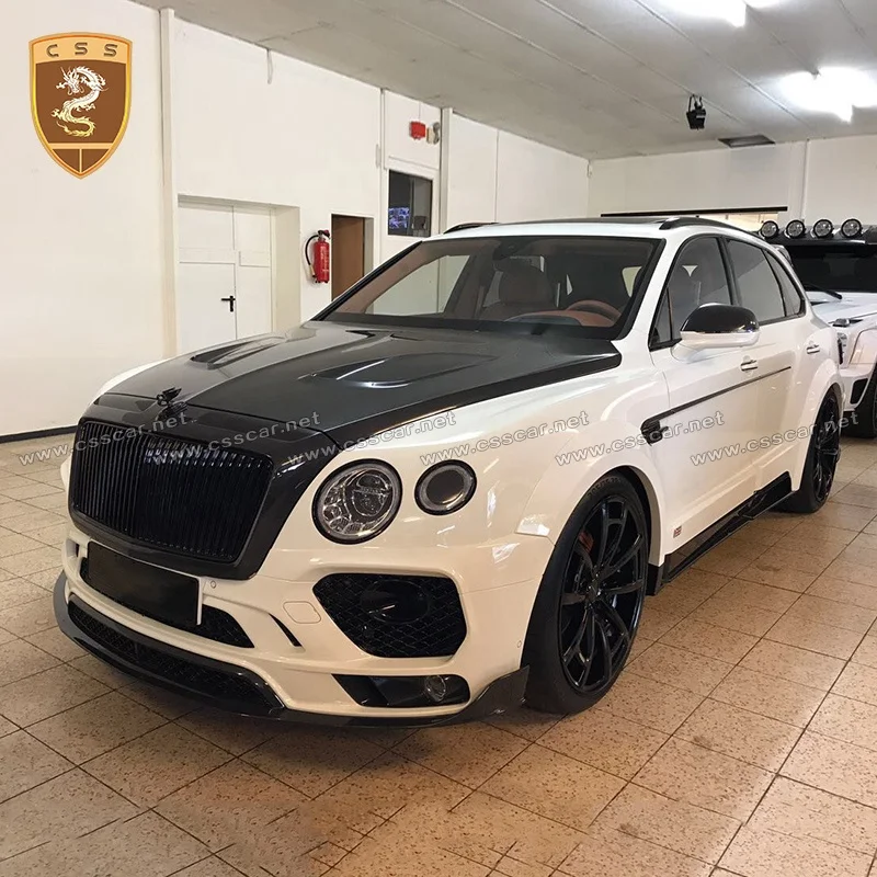 Mansor Style Carbon Fiber Engine Hood for Bently Bentayga