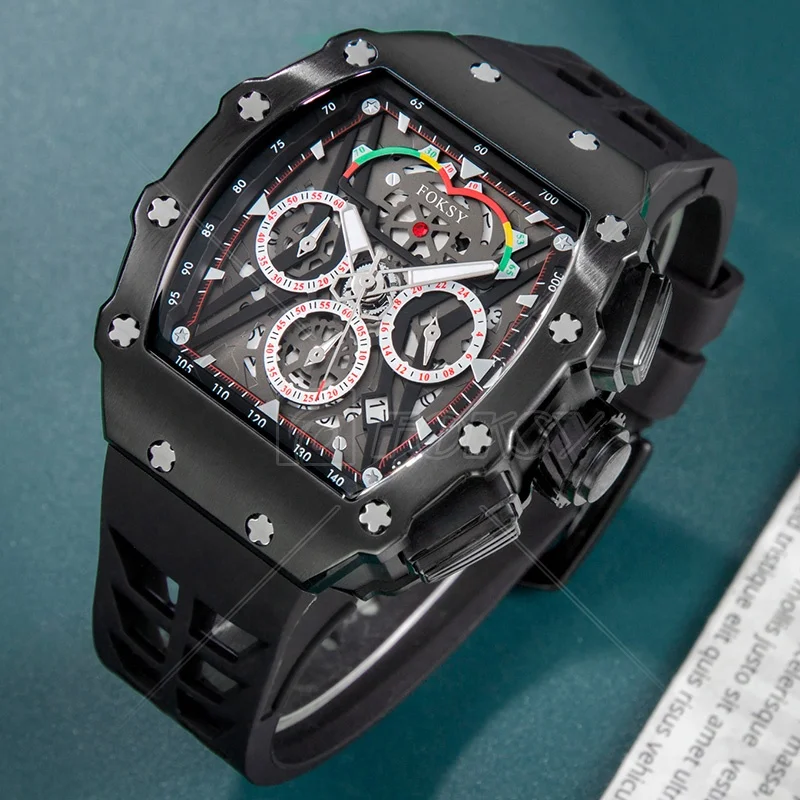 luxury watch manufacturer customized designer stainless steel waterproof montre homme chronograph quartz watch for men