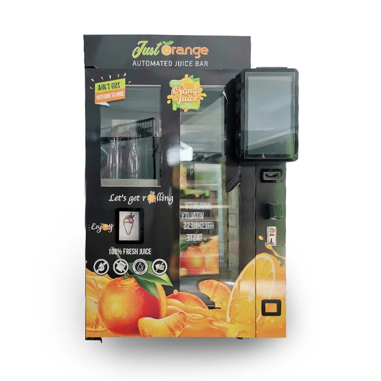1 Year Warranty 100% Pure No Water Cold Fresh Squeezed Orange Juice Drinks Juicer Vending Machine