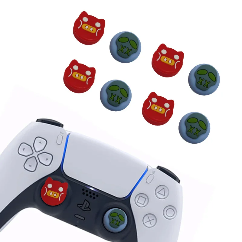 New products Silicon Joycon Controller Grips Silicon Thumb Stick for ps5 ps 4 Accessories