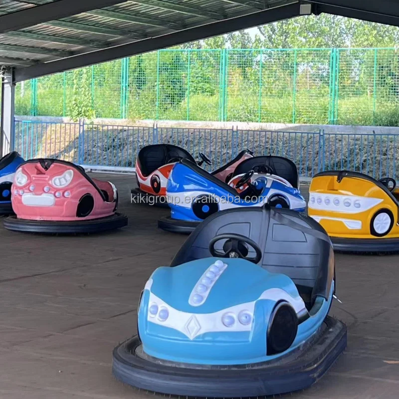 Exciting entertainment classic ground net electric bumper cars for kids and adult