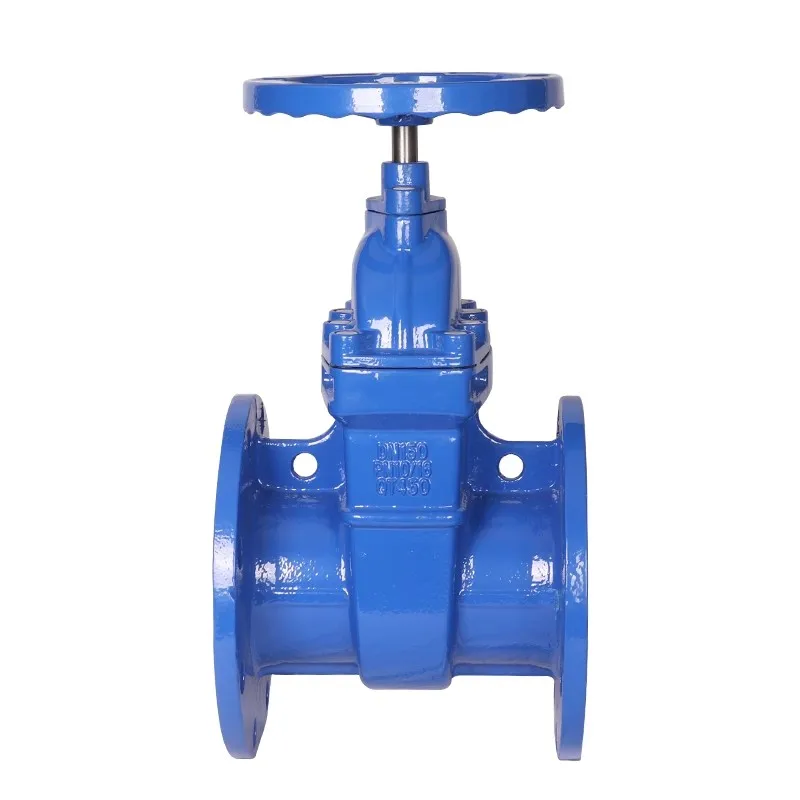Ductile Iron Valve Manufacture Pn16 10' Flanged Rising/Dark stem Water Resilient Seated Soft Seal Gate Valve