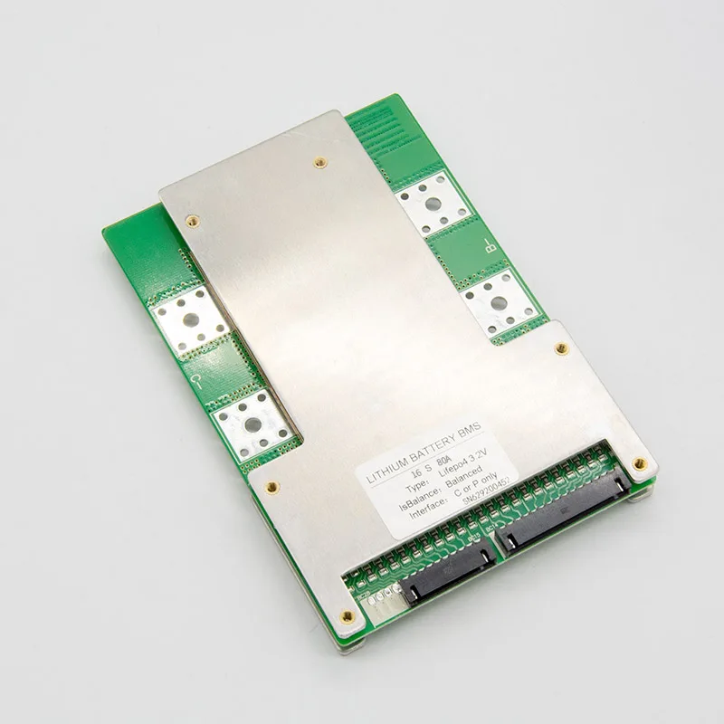 Jiabaida bms 3,2 V lifepo4 16s 48v 80A зарядное устройство bms общий порт с контролем температуры баланса pcb