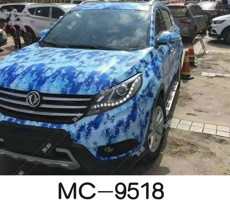 SHANLEY Forest Camouflage film Auto packaging vinyl waterproof self-adhesive PVC desert camouflage car sticker