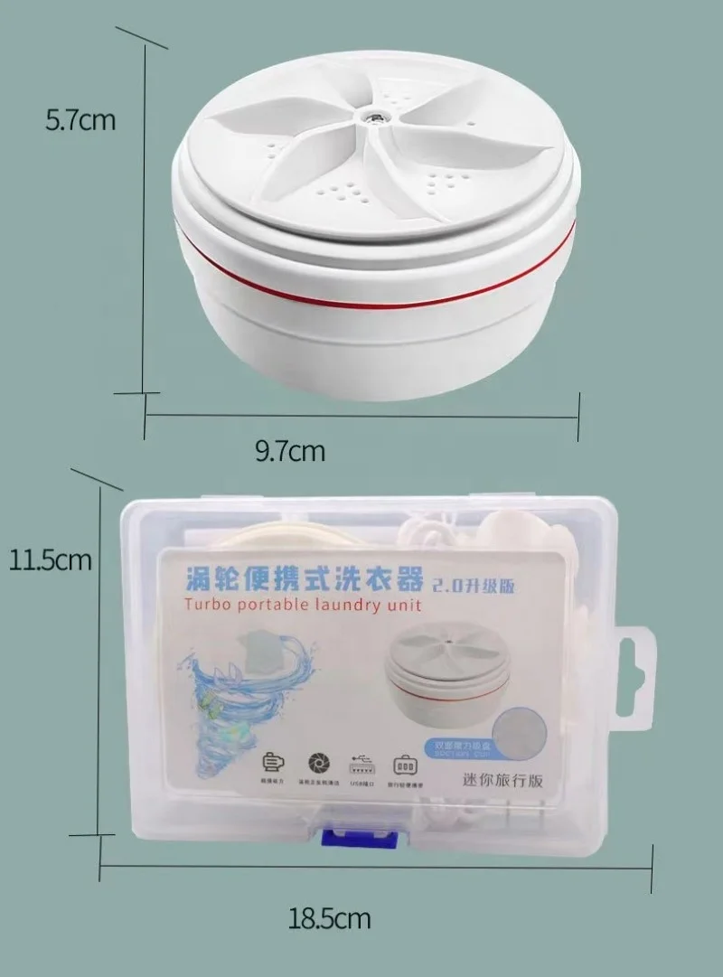 Hot sell ultrasonic portable tour dorms with wave wheel laundry mini automatic laundry device washer