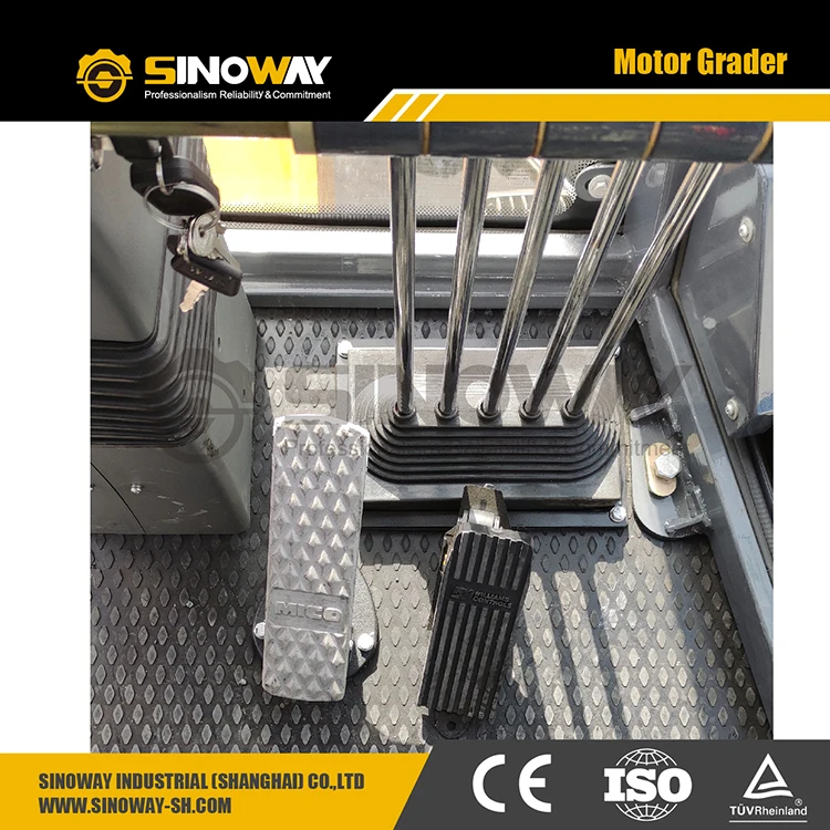 New Self-propelled articulated motor grader with front dozer and rear ripper