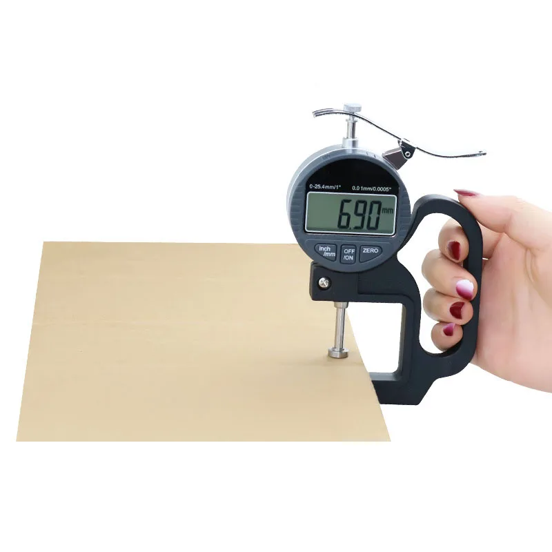 Wholesale 0-10mm/0-25mm Digital Display Hundred Thousand Thickness Gauge Meter Applicable to Paper Film Cloth Cable Gauge