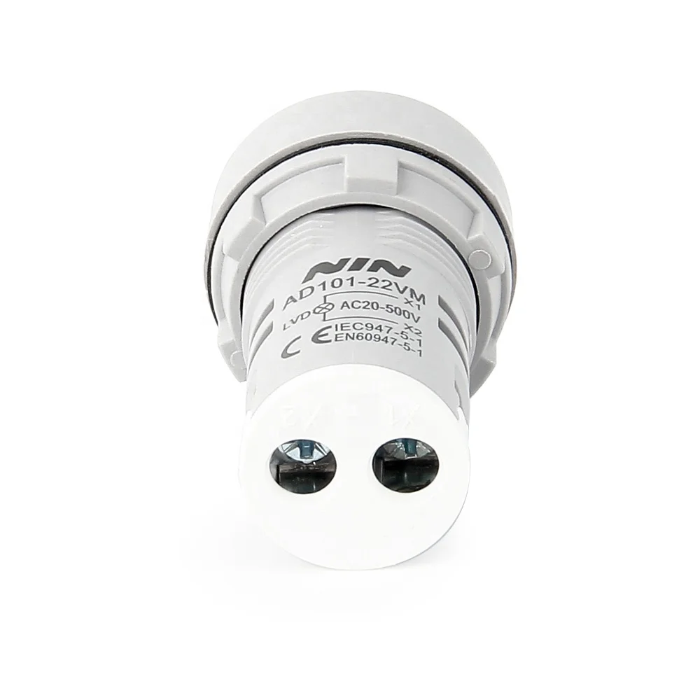 NIN crystal square white auto analog digital voltmeter price