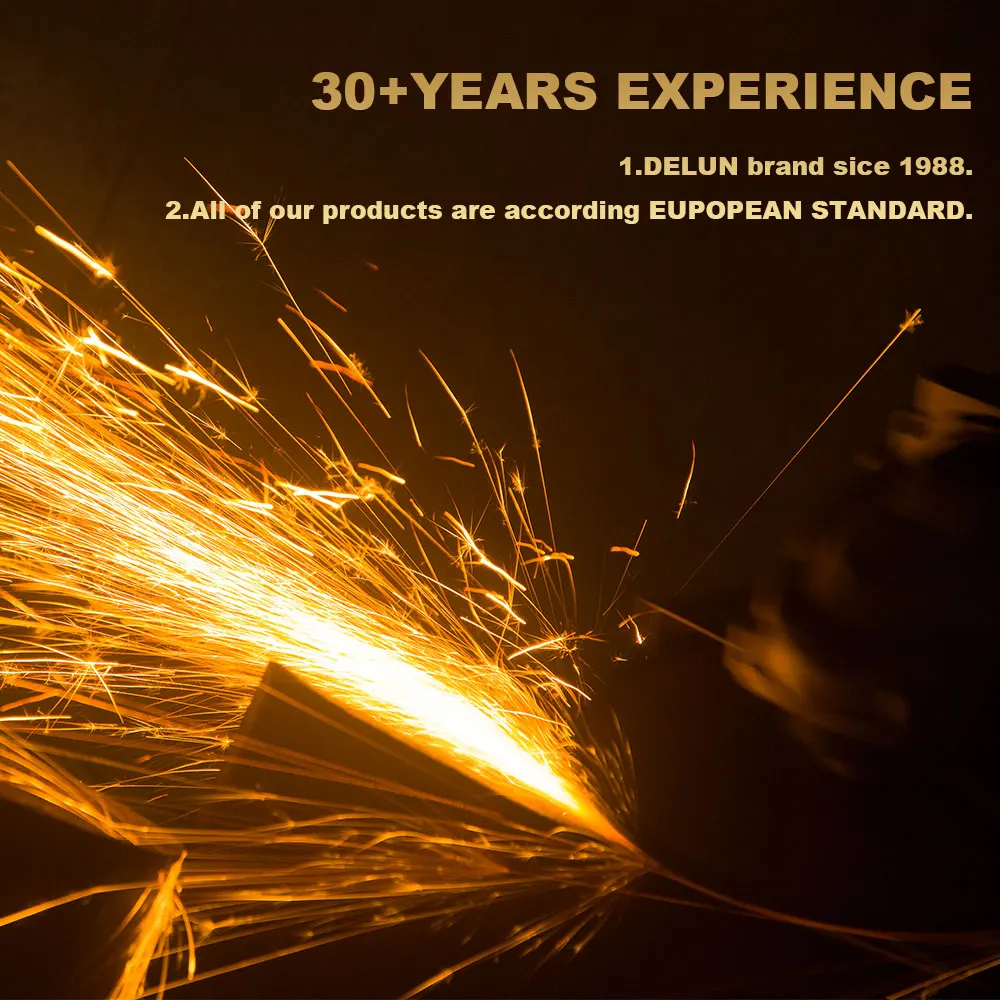 DELUN China Factory Direct Sale High Precision 5 inch 125 mm Grit 80 Dry Abrasive Tools ultrafast Grinding Disc for Glass